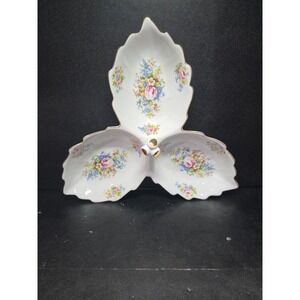 Godinger Antique Reflections 3-Part Serving Dish, Silver Tone Divided Tray